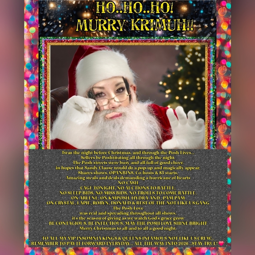 MERRY CHRISTMAS NOT LIKE US VIP INSOMNIA KINGS & QUEENS